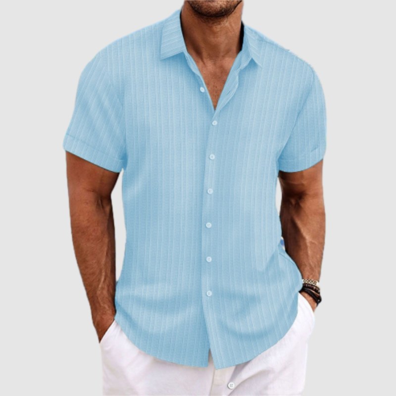 Finn | Men's Loose Fit Short Sleeve Shirt