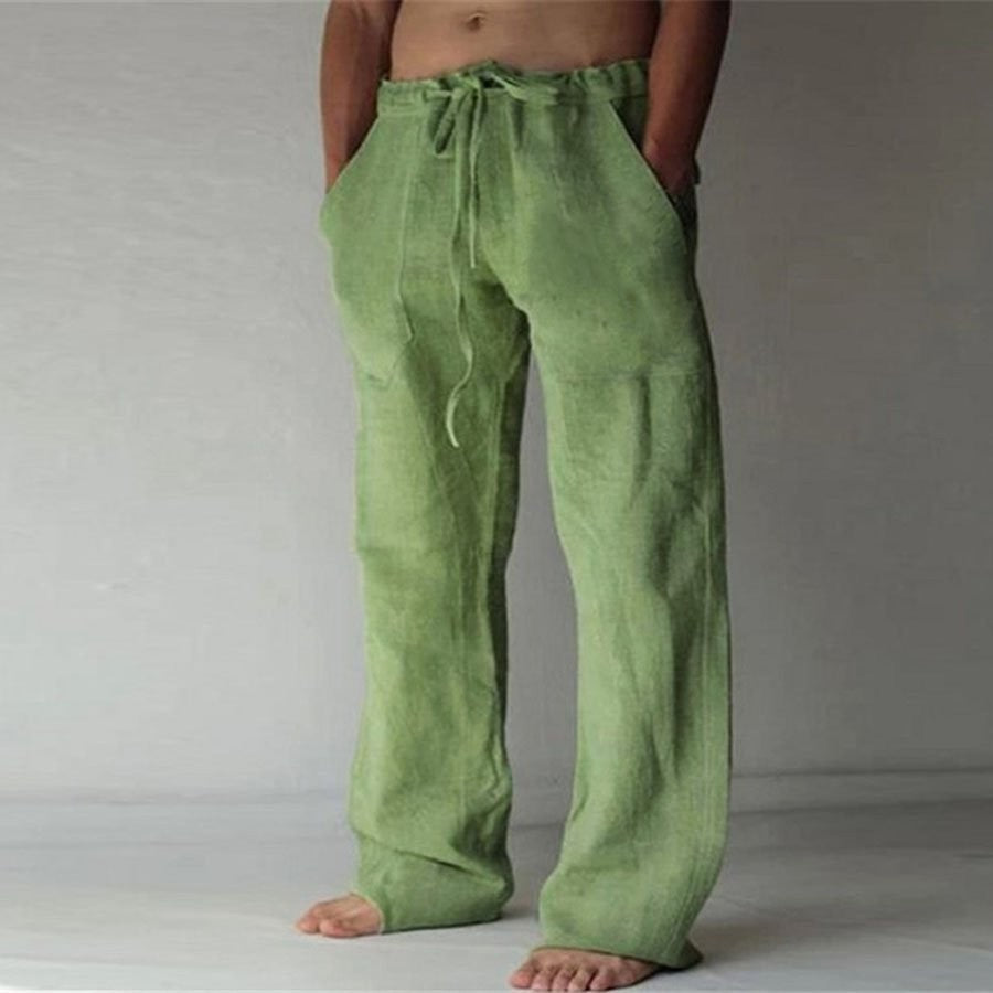 Men's Casual Linen Trousers
