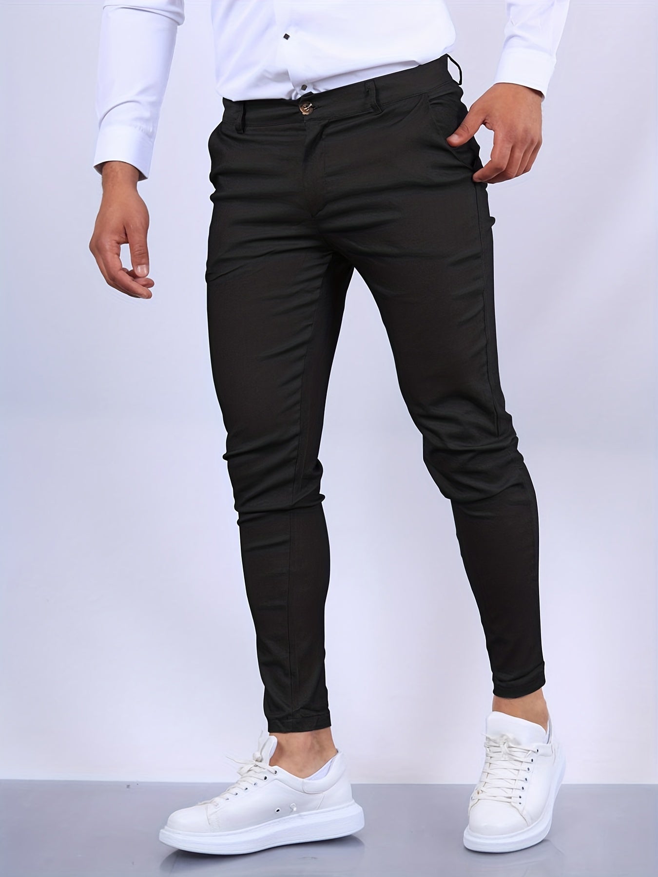 Jonas | Slim Fit Modern Men’s Trousers