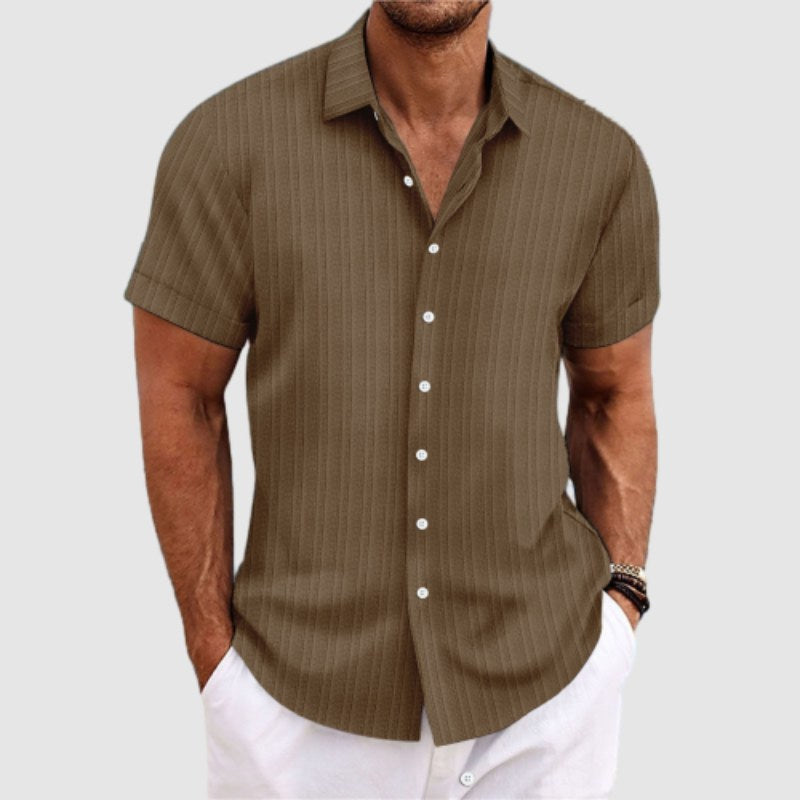 Finn | Men's Loose Fit Short Sleeve Shirt