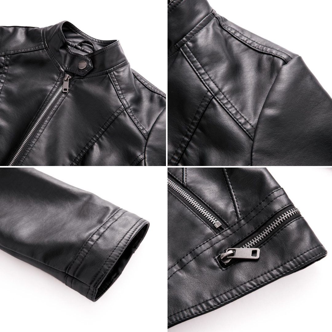 Stylish Genuine Leather Jacket – Timeless Design