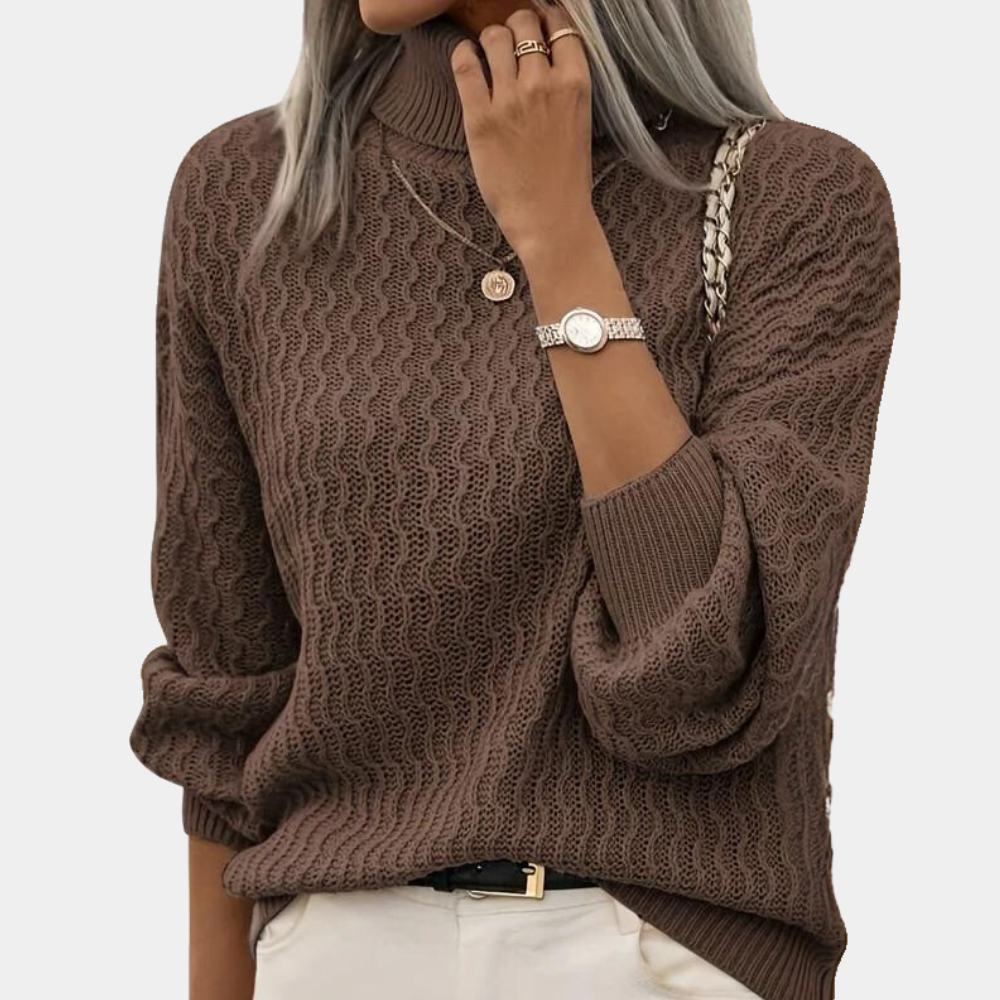 Daisy | Timeless Knit Turtleneck Pullover