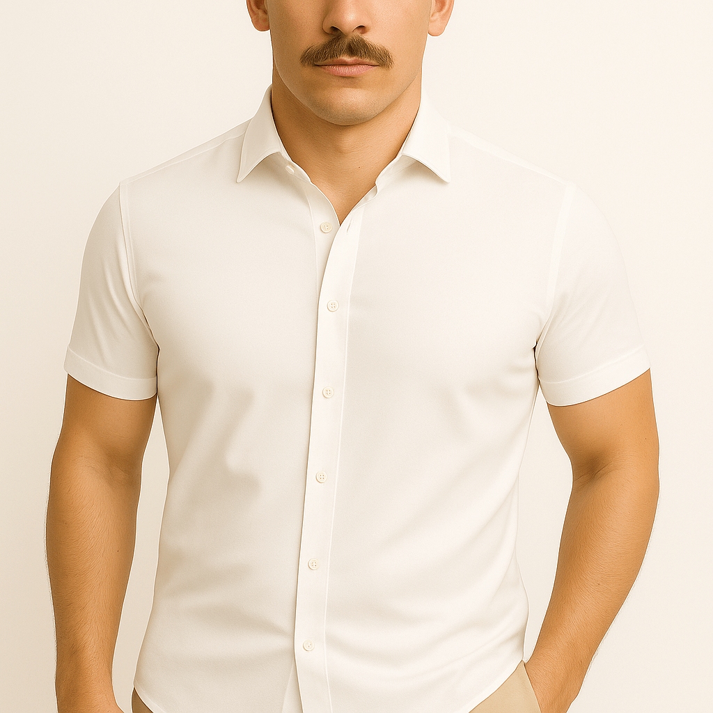 Lightweight Linen Polo Shirt