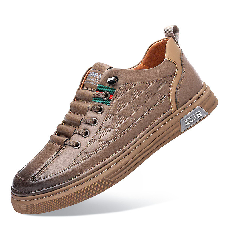 Hunter | Men's Leather Sneakers Casual Footwear