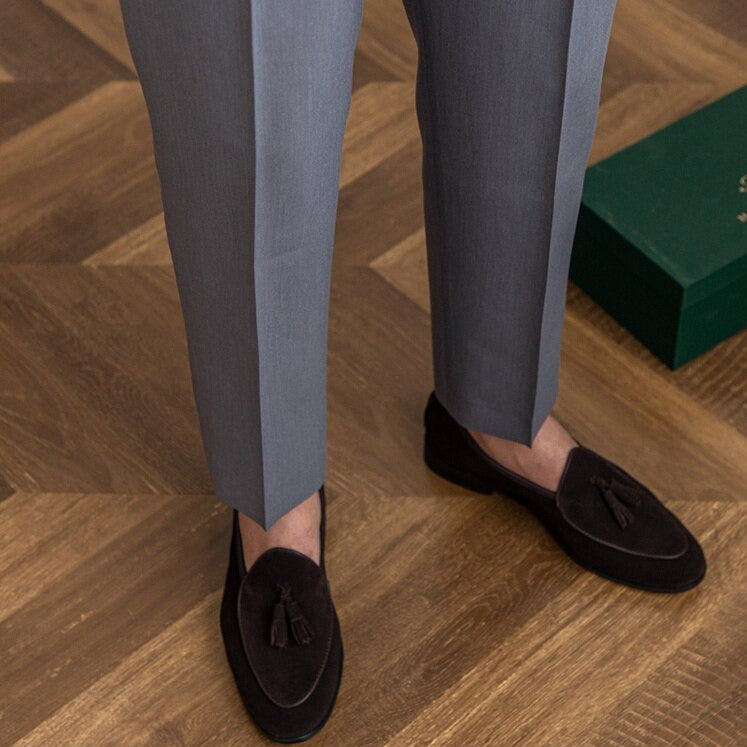 Henrik | Buckle Waist Formal Trousers