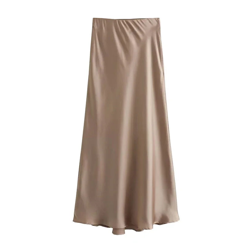 ADDISON | Stretchy High Waist Maxi Skirt