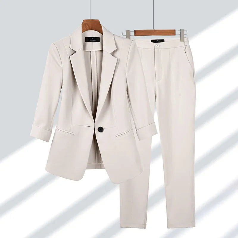 Lara | Women's 2-piece Set - Blazer & Pants