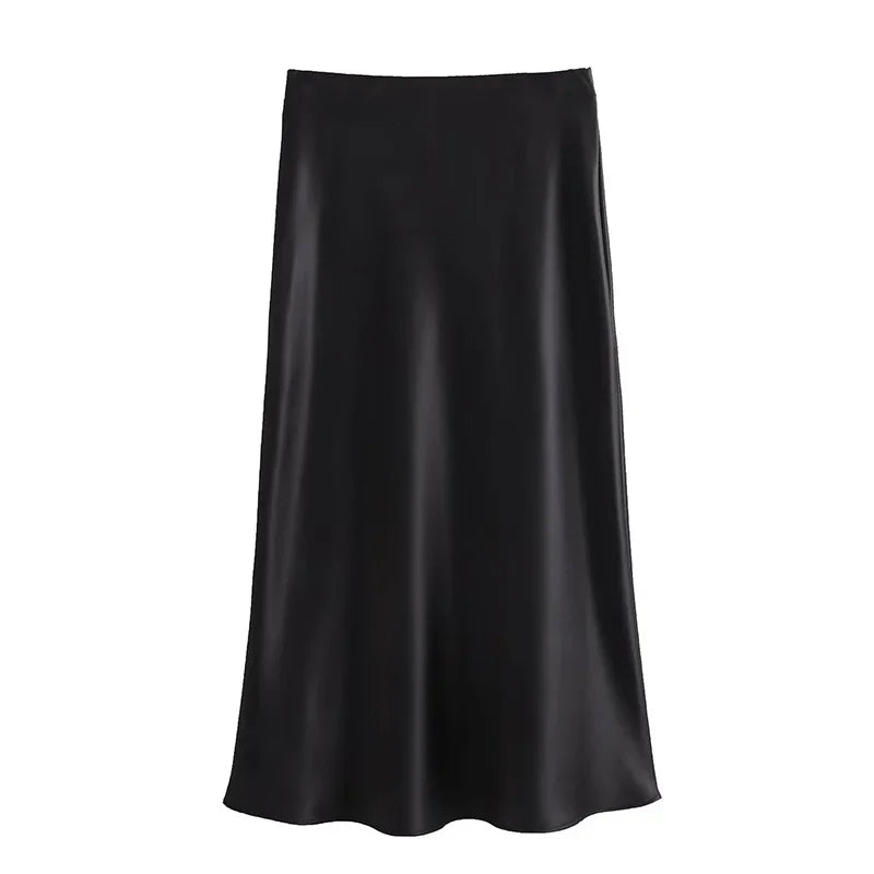ADDISON | Stretchy High Waist Maxi Skirt