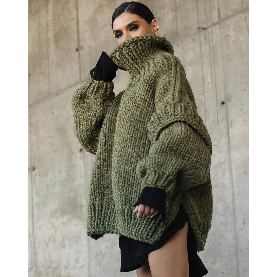 Ava | Modern Knit Turtleneck Sweater