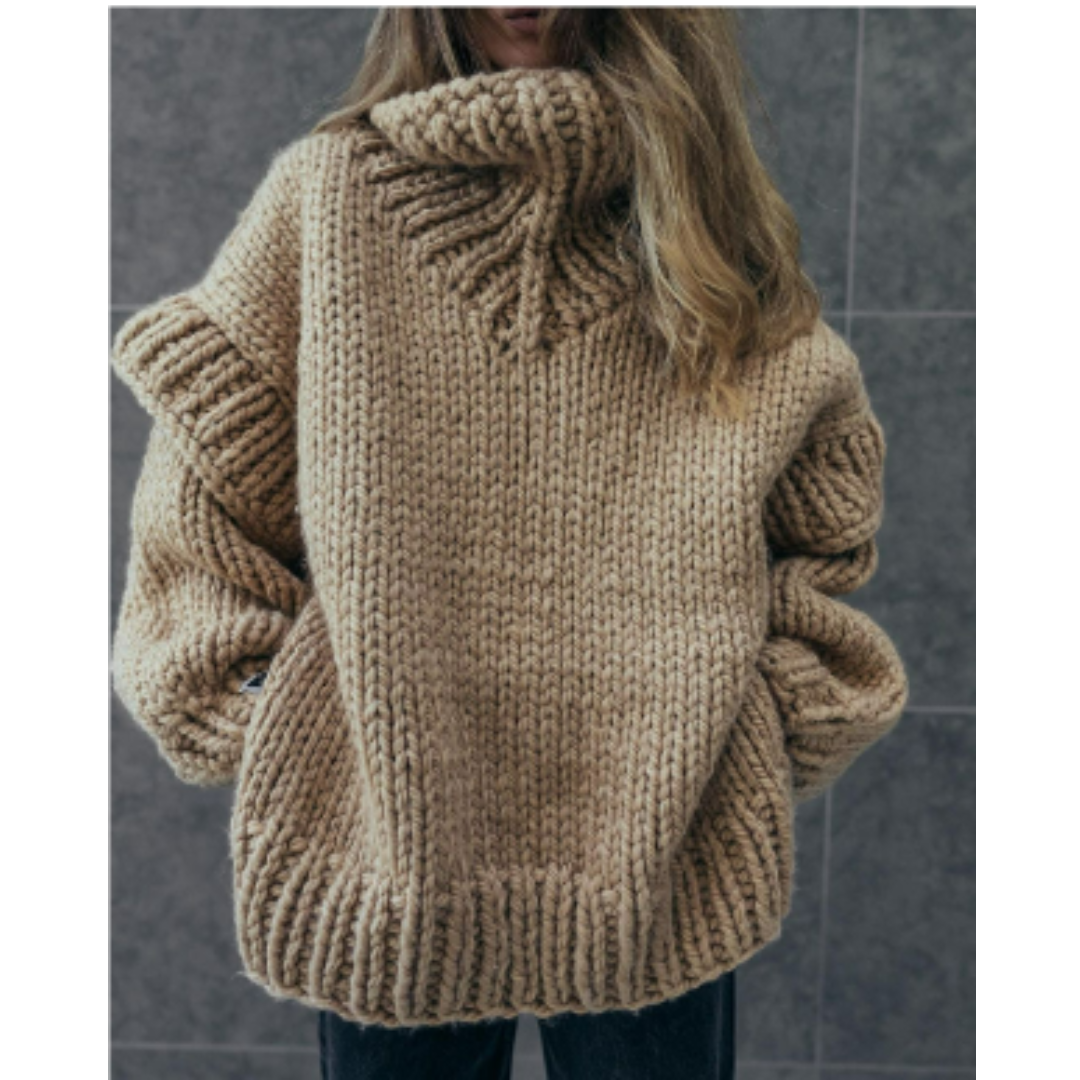 Ava | Modern Knit Turtleneck Sweater