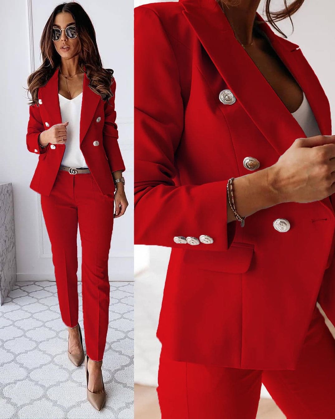 Trendy Women's Set for Fall and Winter Seasons