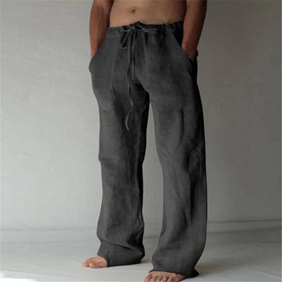 Men's Casual Linen Trousers