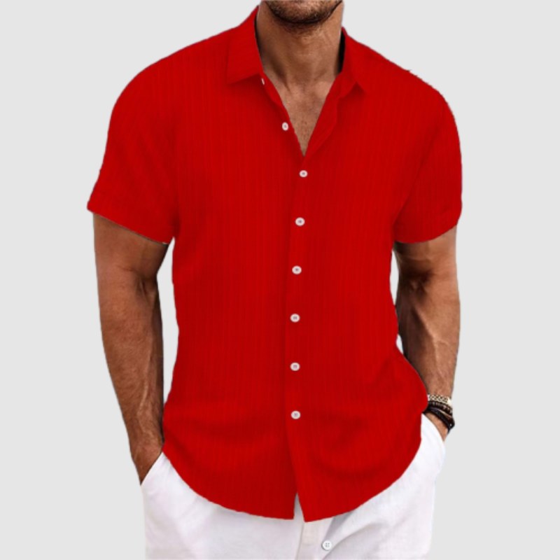 Finn | Men's Loose Fit Short Sleeve Shirt