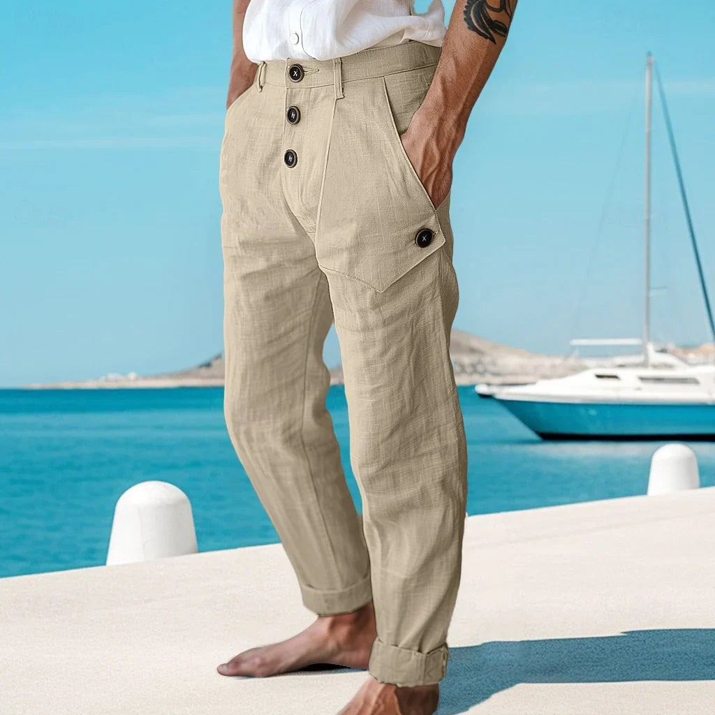 Ezra | Comfortable linen pants for men