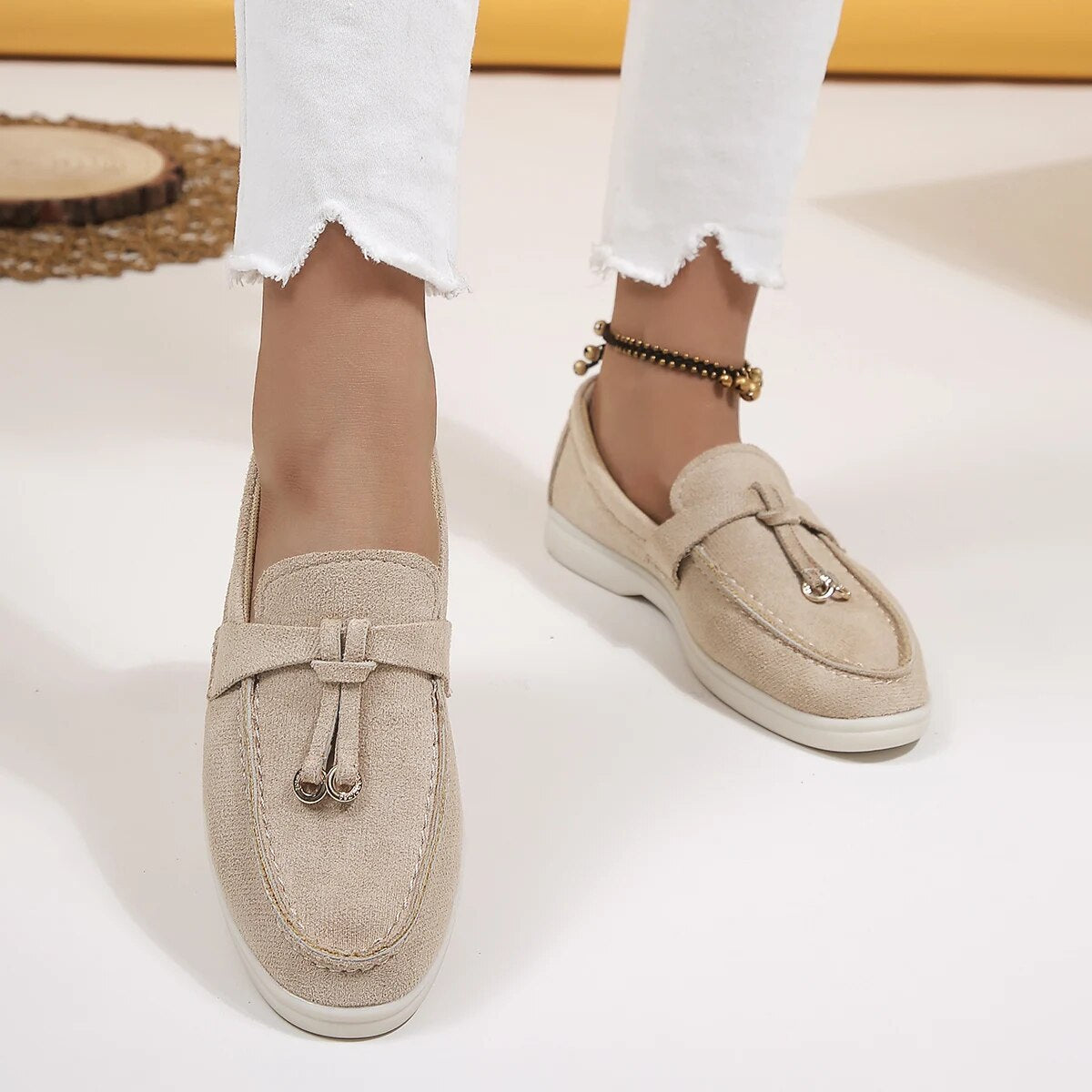 Hazel | Elegant Suede Loafers for Women