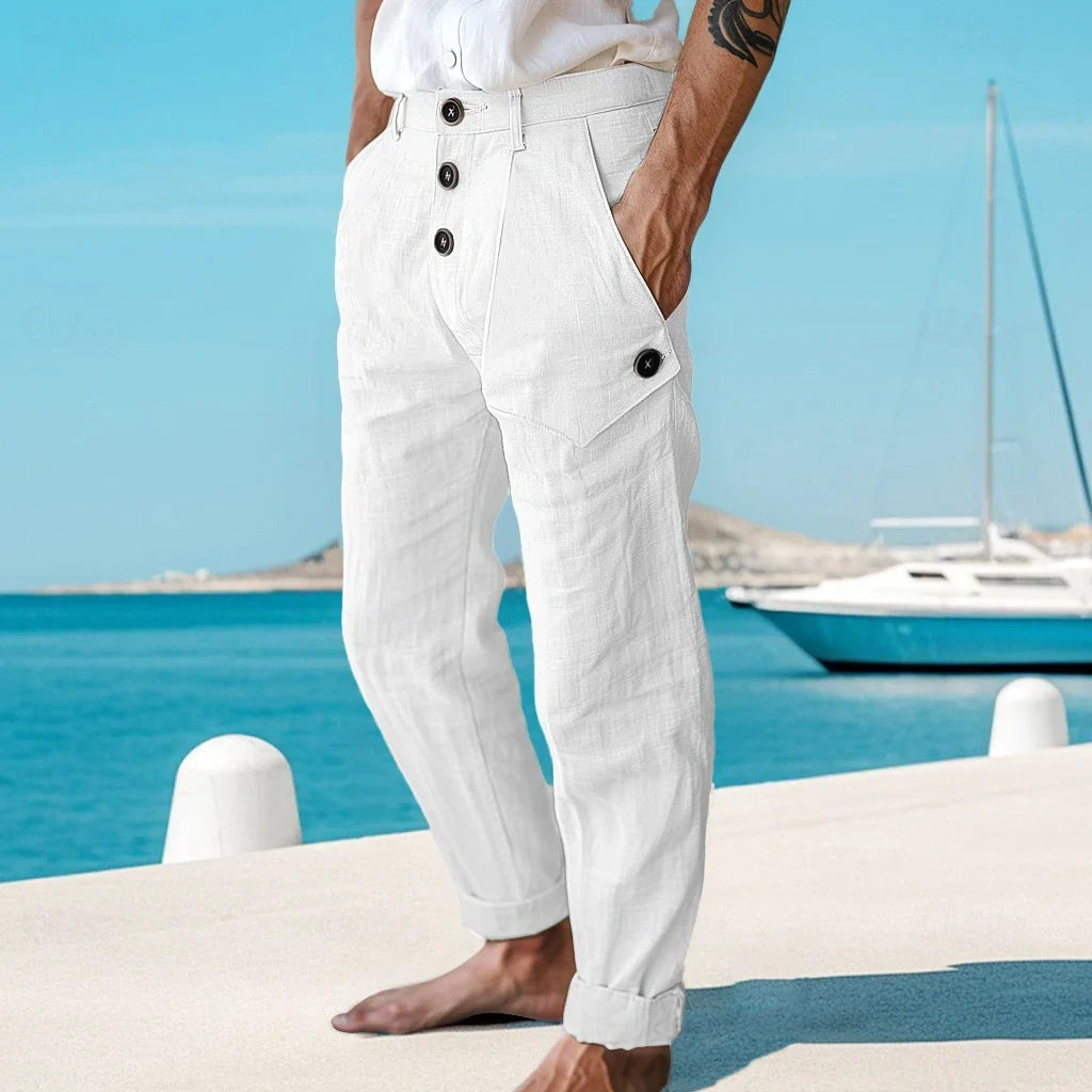 Ezra | Comfortable linen pants for men