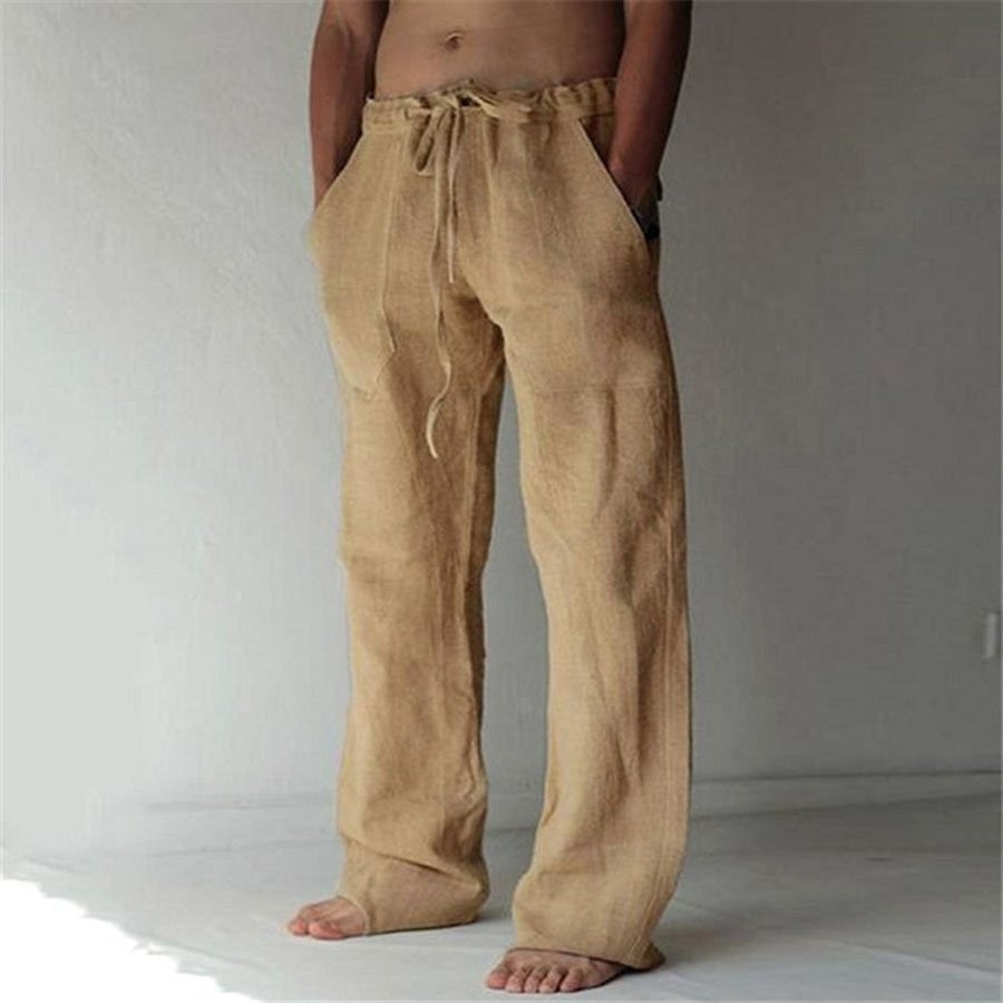 Men's Casual Linen Trousers