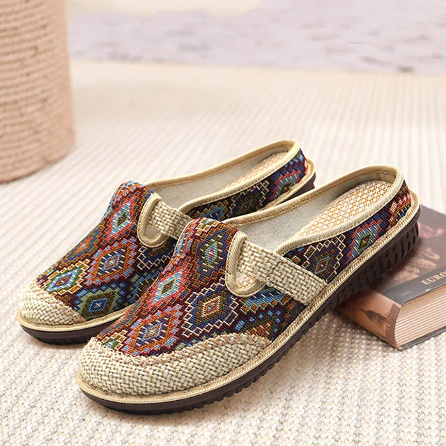 Ruby | Ethnic Style Women's Orthopedic Comfort Slippers