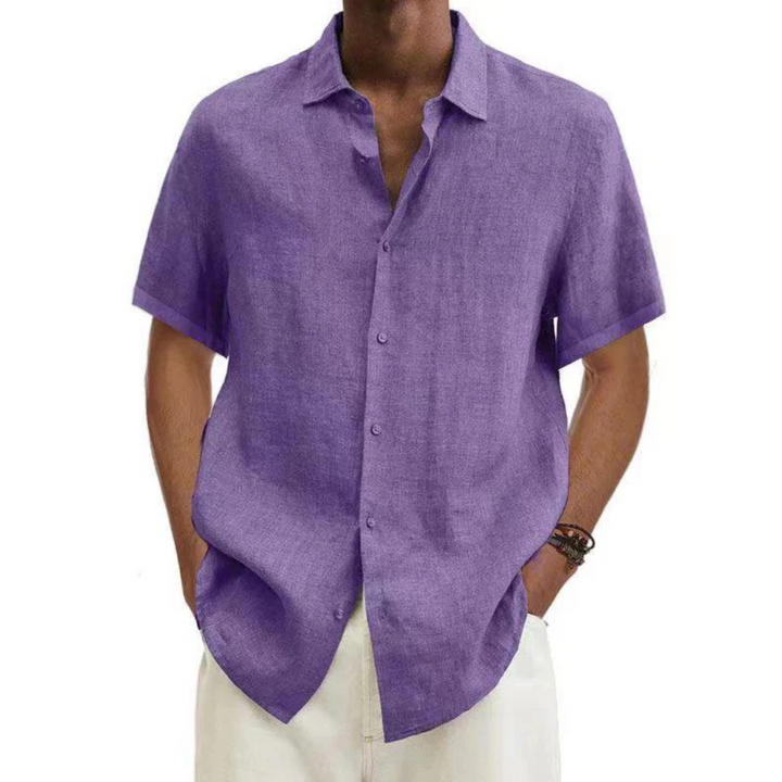 Logan | Men's Casual Short Sleeve Button Down Shirt