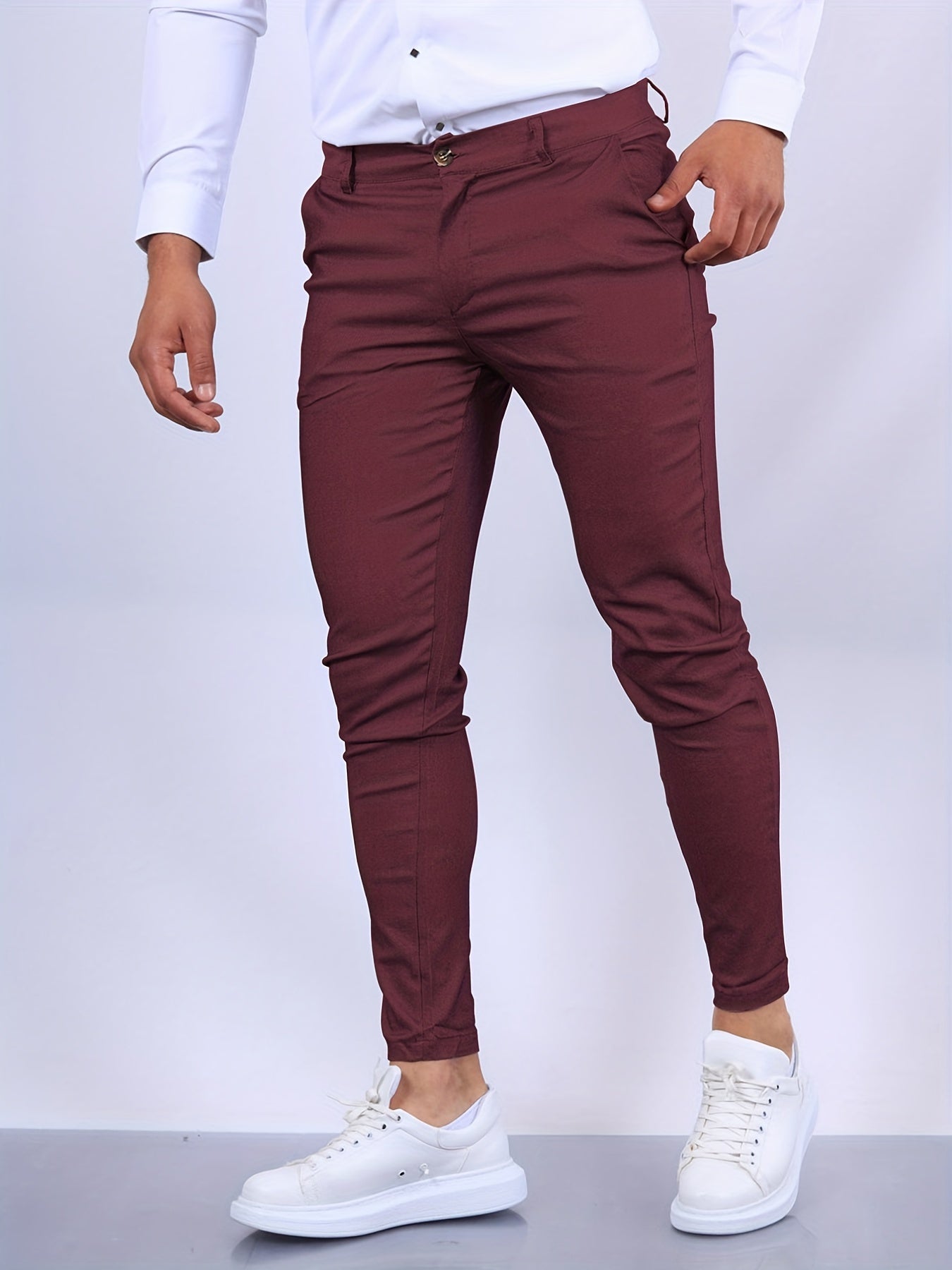 Jonas | Slim Fit Modern Men’s Trousers