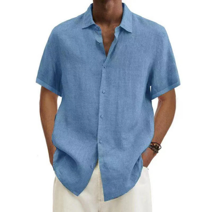 Logan | Men's Casual Short Sleeve Button Down Shirt