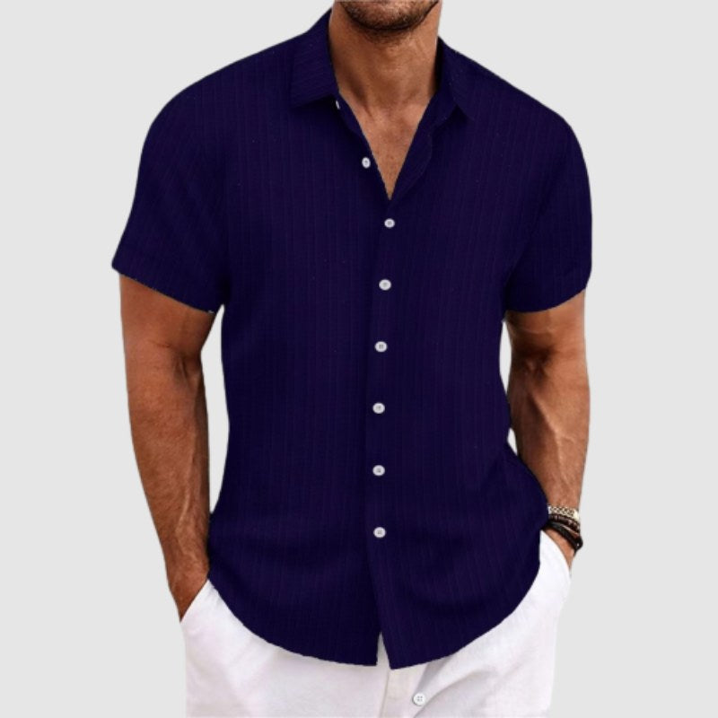 Finn | Men's Loose Fit Short Sleeve Shirt