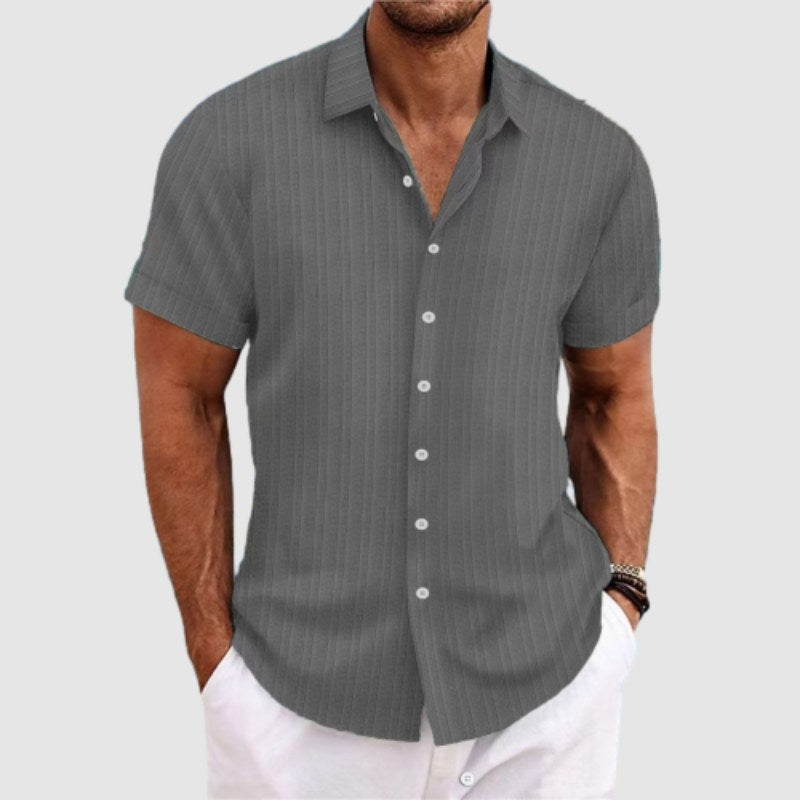 Finn | Men's Loose Fit Short Sleeve Shirt