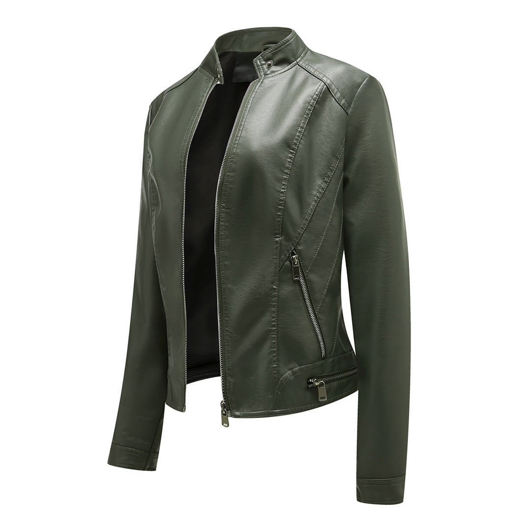 Stylish Genuine Leather Jacket  – Timeless Design