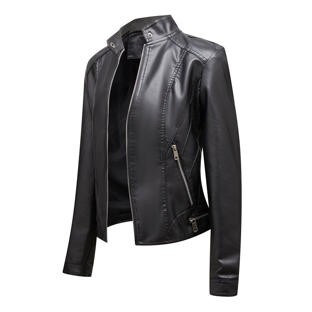 Stylish Genuine Leather Jacket  – Timeless Design