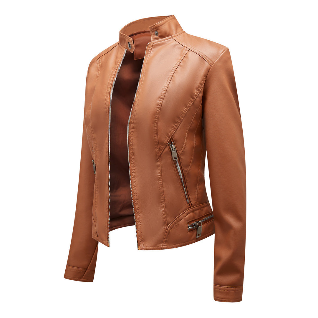 Stylish Genuine Leather Jacket  – Timeless Design