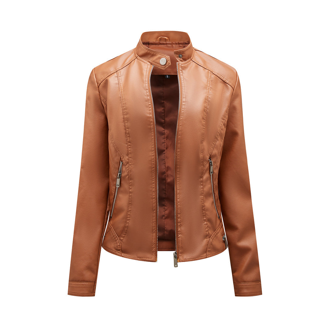 Stylish Genuine Leather Jacket  – Timeless Design