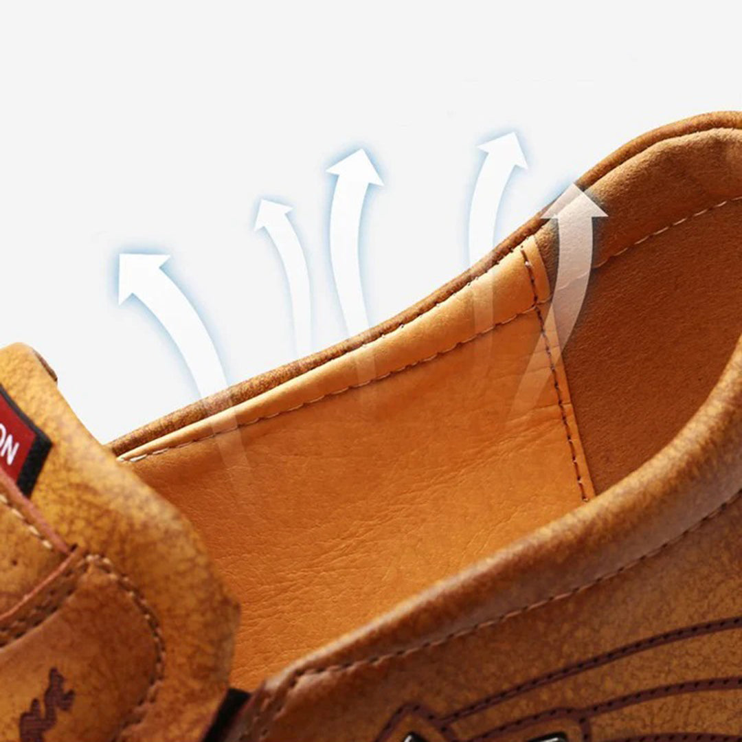 Arlo - orthopedic leather men's loafers