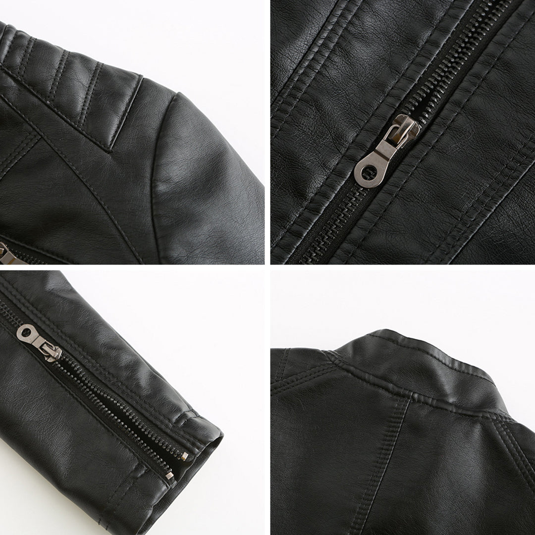 Women's Stylish Leather Jacket – Classic, Chic & Versatile