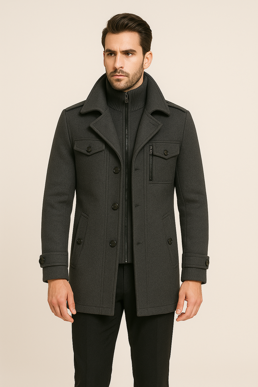 Felix | Elegant Men’s Wool Coat