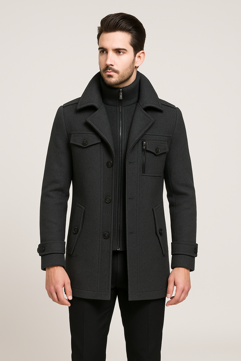 Felix | Elegant Men’s Wool Coat