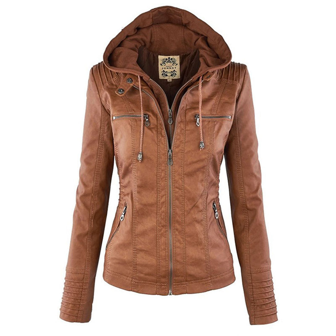 Women's Leather Summer Jacket – Chic, Lightweight & Stylish