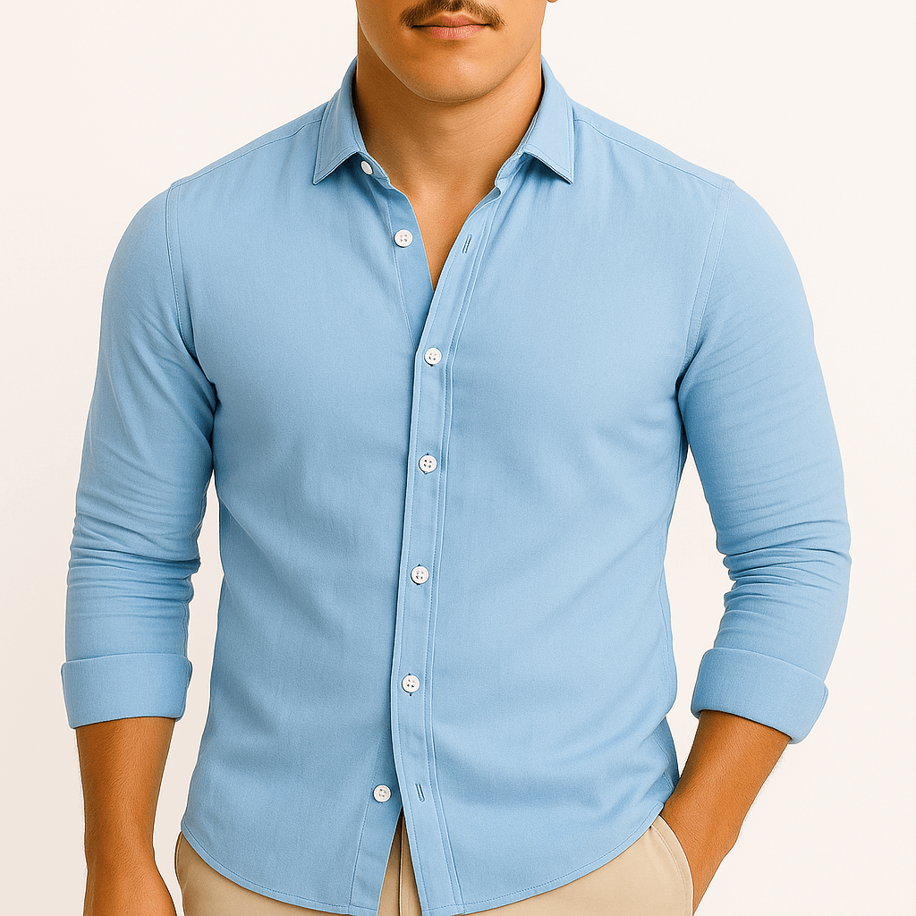 Lightweight Linen Polo Shirt
