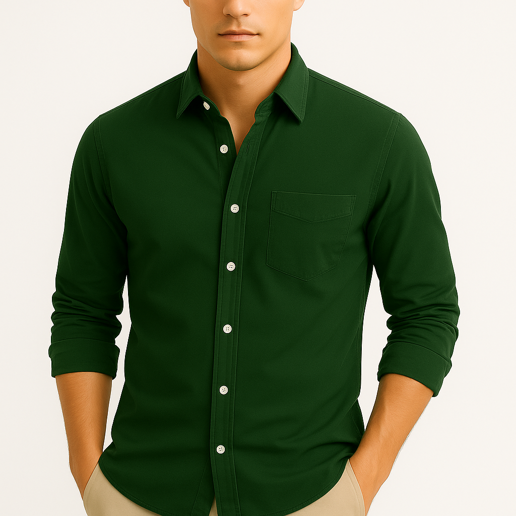 Lightweight Linen Polo Shirt