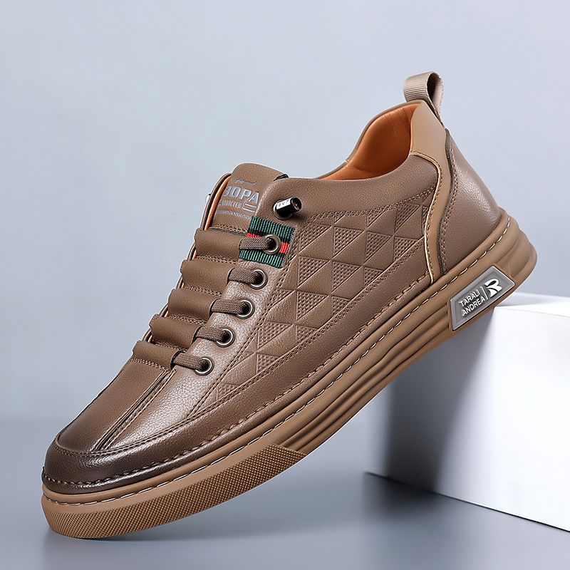 Hunter | Men's Leather Sneakers Casual Footwear