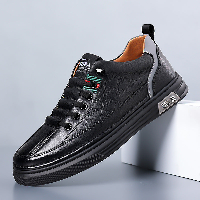 Hunter | Men's Leather Sneakers Casual Footwear