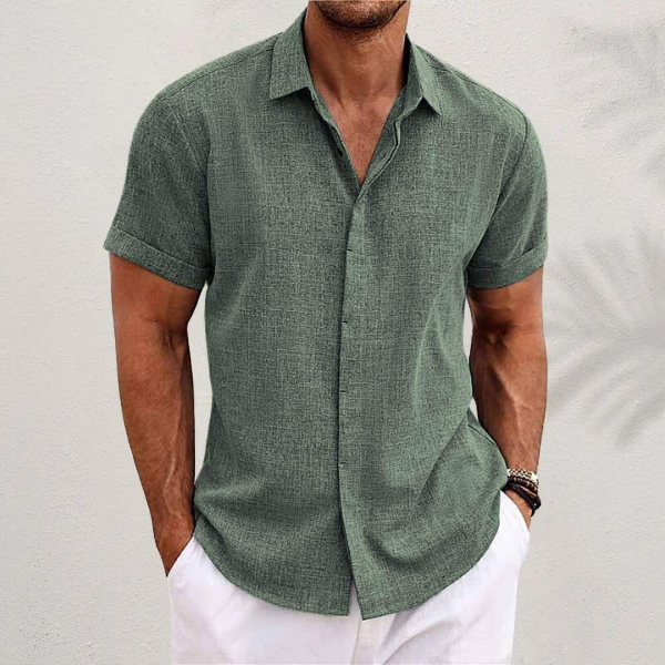 Jack | Men's Short Sleeve Linen Shirt