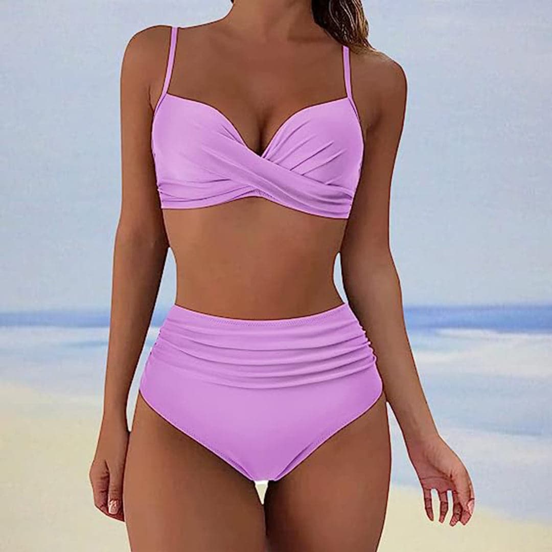 Chloe | Women's Twist Front High Waist Bikini