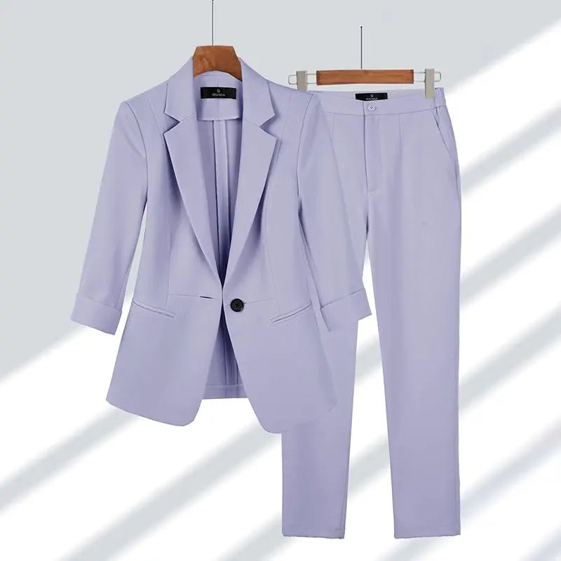 Lara | Women's 2-piece Set - Blazer & Pants