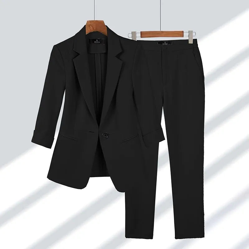 Lara | Women's 2-piece Set - Blazer & Pants