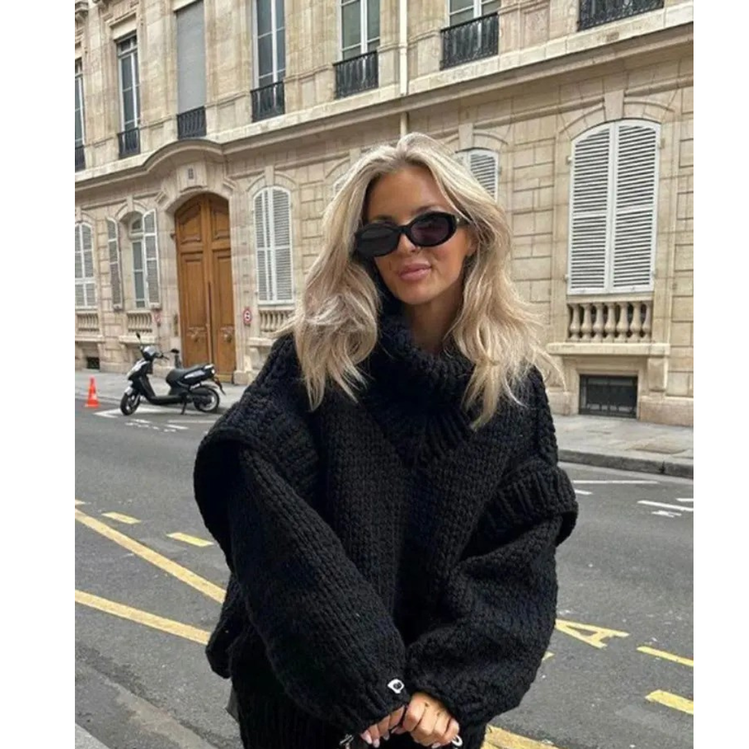 Ava | Modern Knit Turtleneck Sweater