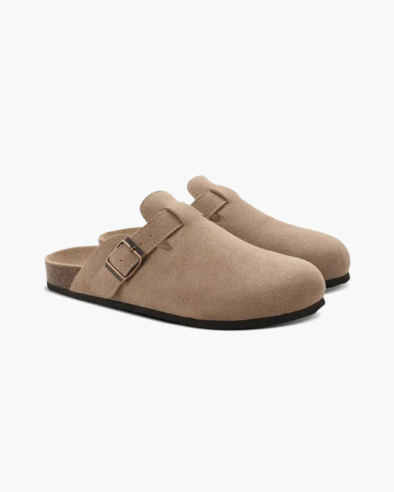 Boston - Unisex Suede Clogs