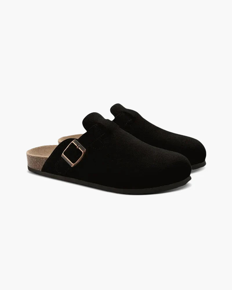Boston - Unisex Suede Clogs