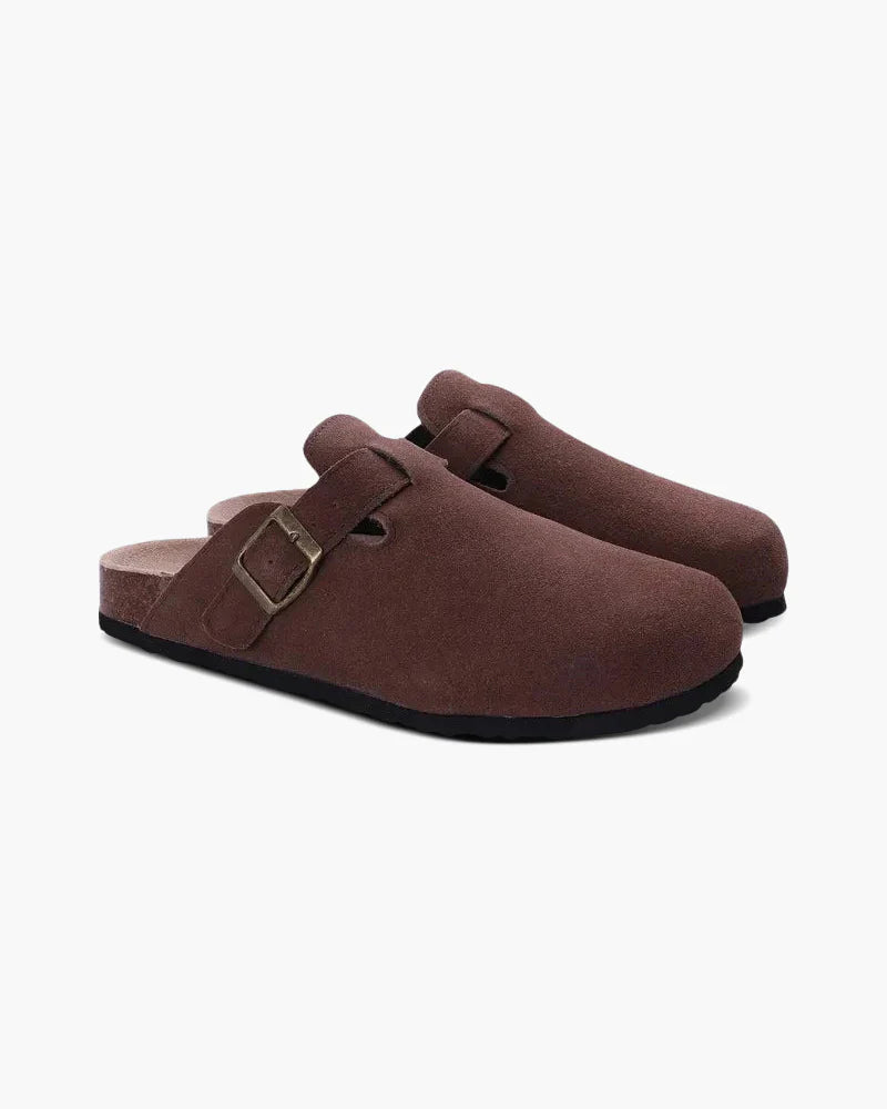 Boston - Unisex Suede Clogs