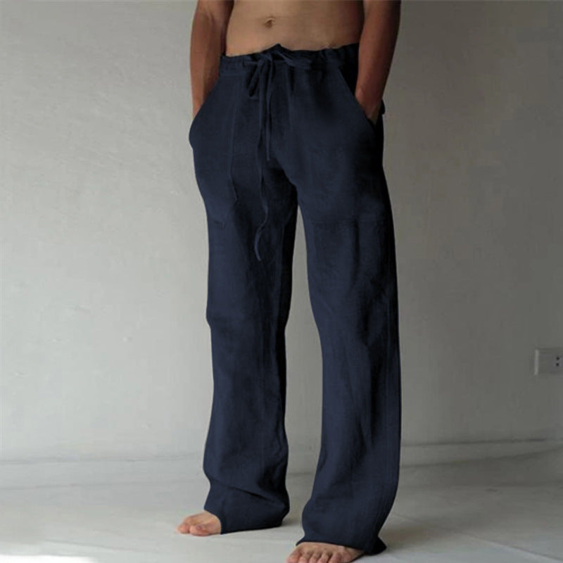Men's Casual Linen Trousers