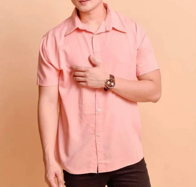 Logan | Men's Casual Short Sleeve Button Down Shirt